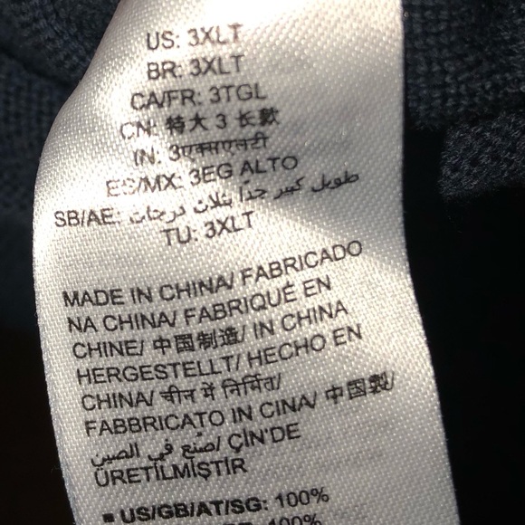 Amazon Essentials Navy Blue Knit Mens Sweater Vest. Sz 3XLT - Picture 8 of 9